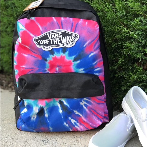 1 Left NWT Vans Tie Dye Realm Backpack - Picture 7 of 8